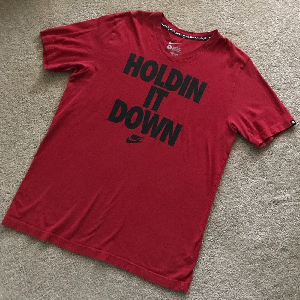 Nike Men’s “HOLDIN’ IT DOWN” Shirt